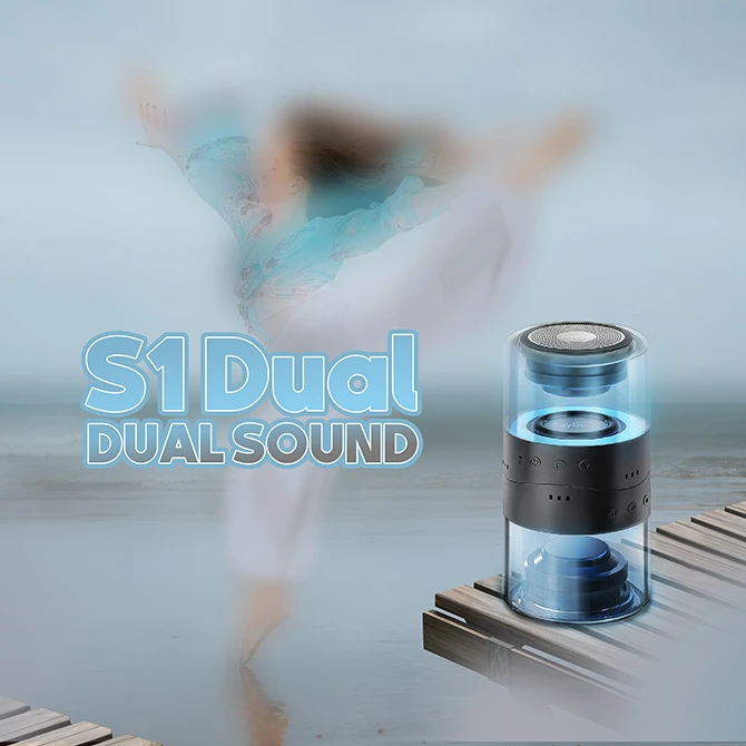 اسپیکر بلوتوثی قابل حمل سی بای مدل S1 Dual - 6