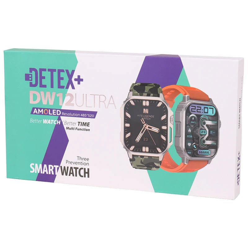 ساعت هوشمند دتکس پلاس مدل Detex+ DW12 Ultra - 2