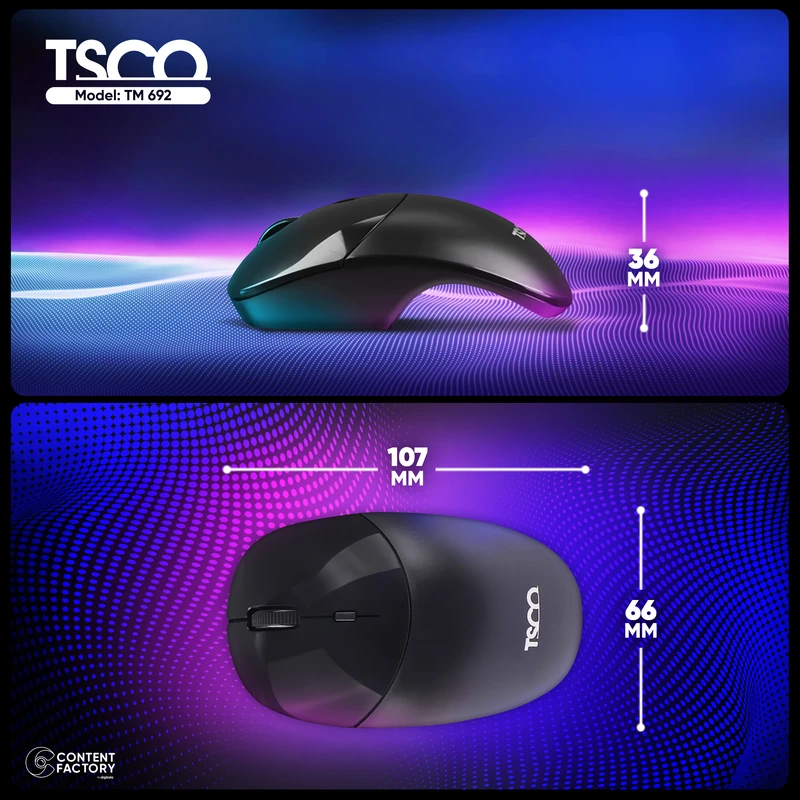 خرید ماوس بیسیم تسکو مدل TM 692 - 5