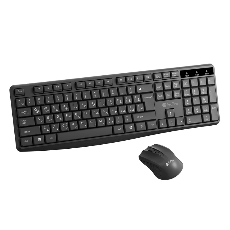 کیبورد و ماوس بی‌سیم پرووان مدل PMK25W - 2