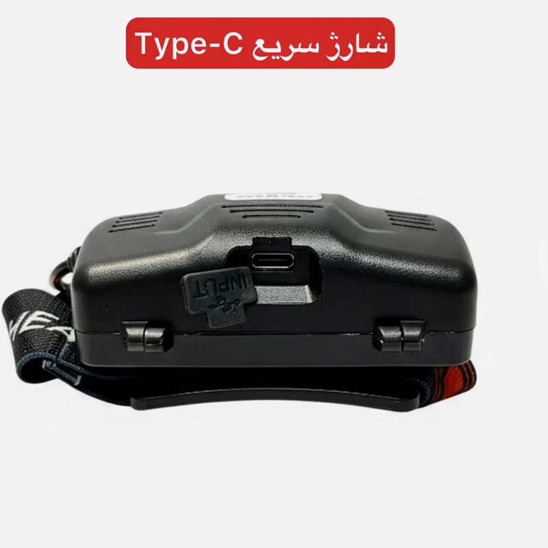 چراغ پیشانی دیپکینگ مدل DK-371 با نور مهتابی - 6