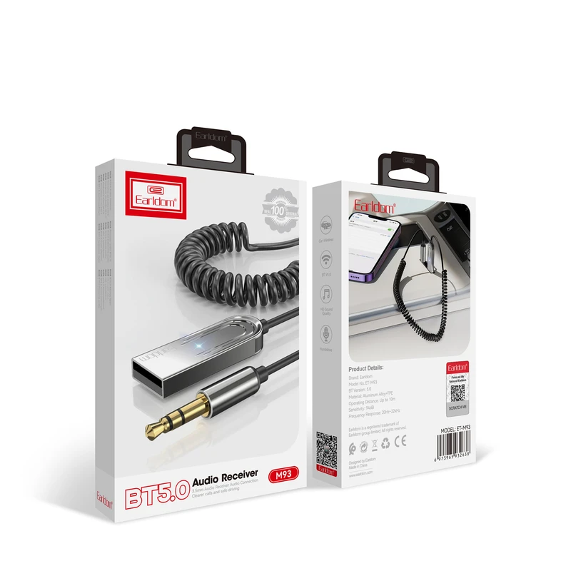 گیرنده بلوتوث صوتی ارلدام مدل ET-M93 - 9
